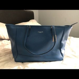 Blue coach bag